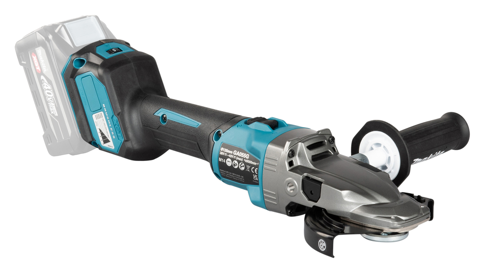Akunurklihvija XGT, 125MM, 0-9000RPM; Harjavaba mootor; Elektriline kettapidur; AFT; tavalüliti, pedaallüliti, Z-mudel, Ilma akude ja laadijata! – Makita