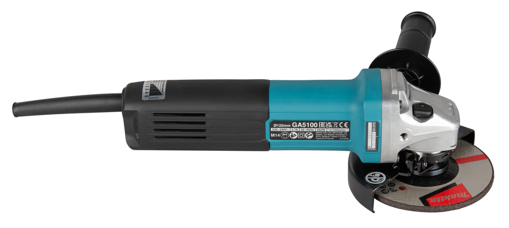 Nurklihvija 850 W, 125 mm, 2800 - 11000 minˉ¹ – Makita