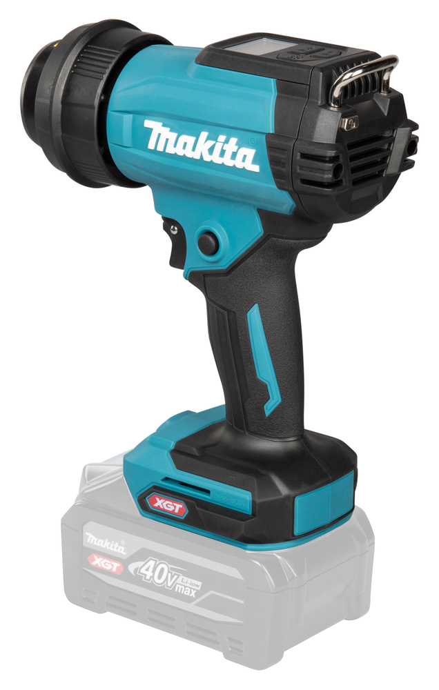 Aku kuumaõhupuhur XGT 40V, Reguleeritav temperatuur - 600C°, 120-200 l/min, MAKPACK, Ilma akude ja laadijata! – Makita