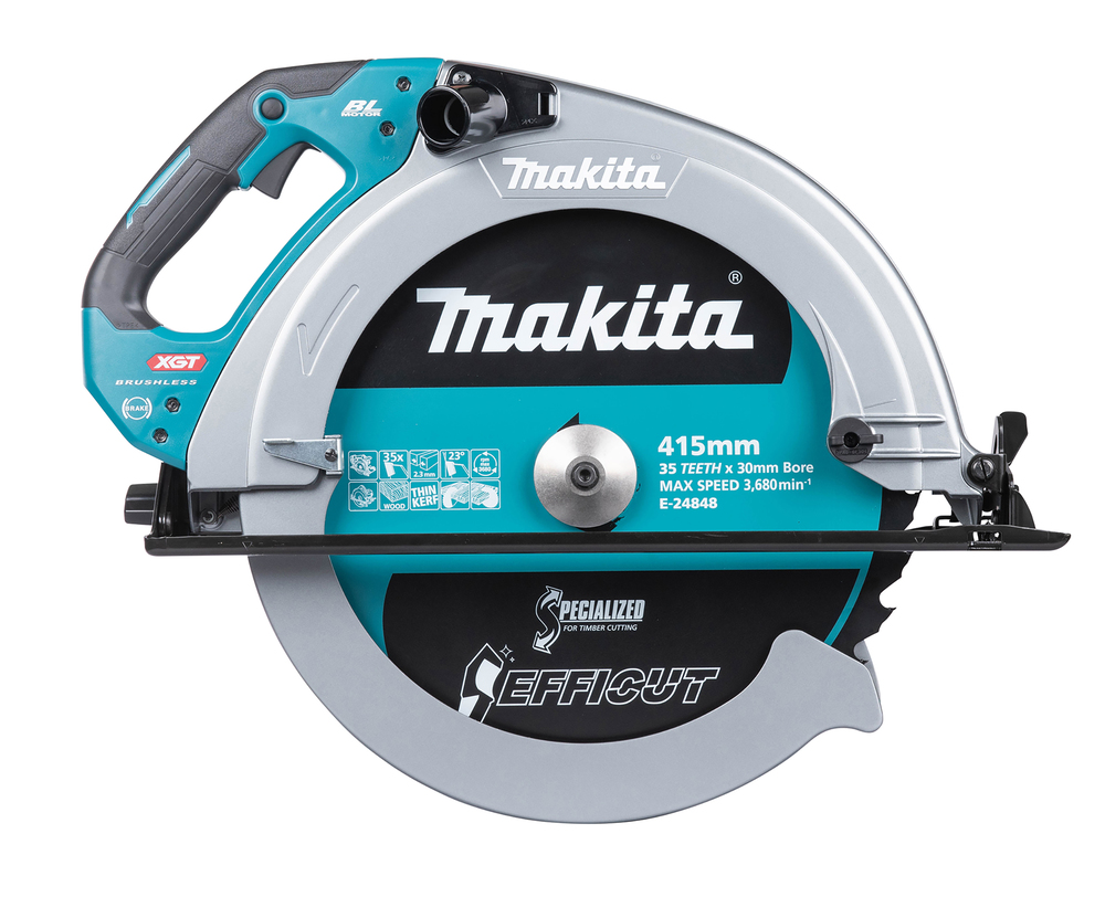 Akuketassaag, XGT, ø415x30mm, 158.0 mm, Harjavaba mootor, AWS (Ilma AWS kiibita), Ilma akude ja laadijata! – Makita