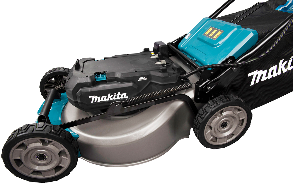 Akumuruniiduk 36V-40Vmax, BL-mootor, 53cm, Iseliikuv, 4/1 (Niitmine, Kogumine, Multsimine, Külgväljavise) Metallist korpus, Ilma akude ja laadijata! – Makita