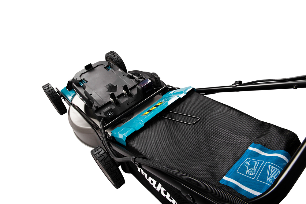 Akumuruniiduk 36V-40Vmax, BL-mootor, 53cm, Iseliikuv, 4/1 (Niitmine, Kogumine, Multsimine, Külgväljavise) Metallist korpus, Ilma akude ja laadijata! – Makita