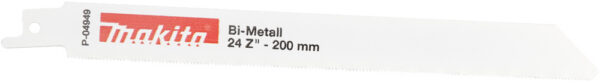 Univ.saeterad BIM 200X0.9mm (24TPI), 5tk, metal /metall plaadid 1.2-3.0mm – Makita