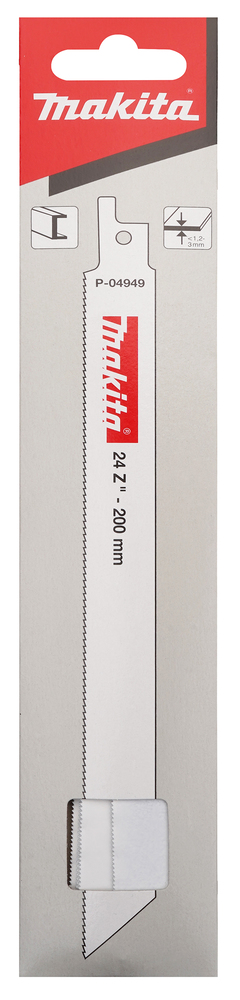 Univ.saeterad BIM 200X0.9mm (24TPI), 5tk, metal /metall plaadid 1.2-3.0mm – Makita