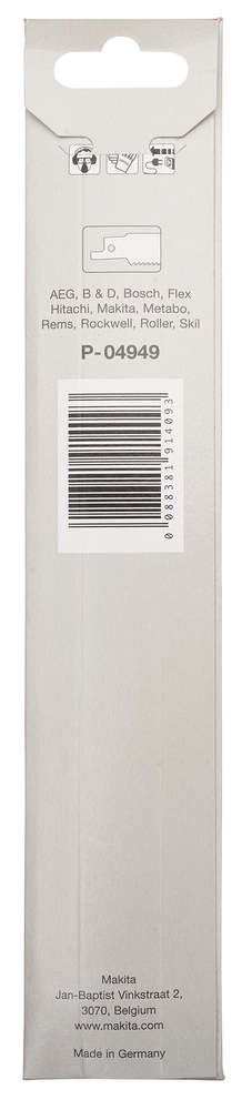 Univ.saeterad BIM 200X0.9mm (24TPI), 5tk, metal /metall plaadid 1.2-3.0mm – Makita