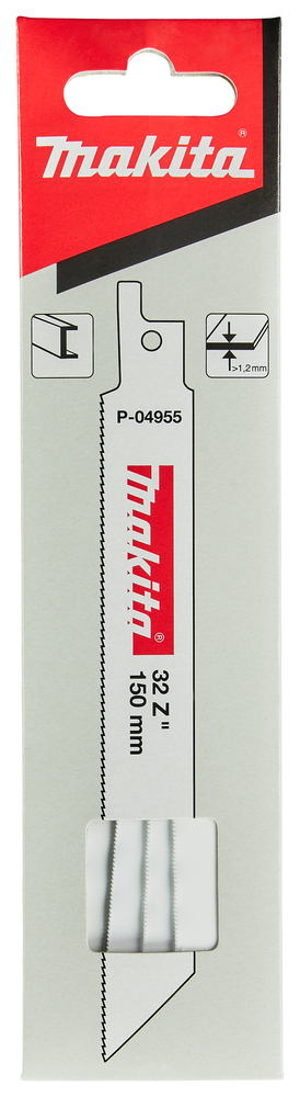 Univ.saeterad BIM 150X0.9mm (32TPI), 5tk, metal /metall plaadid 0.7-1.2mm – Makita