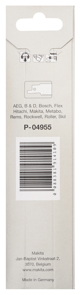 Univ.saeterad BIM 150X0.9mm (32TPI), 5tk, metal /metall plaadid 0.7-1.2mm – Makita