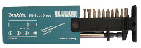 Otsakute kmpl. 10-osal.+ magn. hoidik (0.6;1.2;PH2;PZ1;PZ2;PZ3;T15;25) – Makita