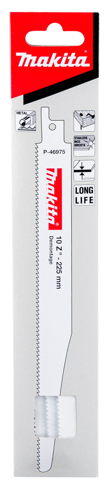 Univ.saeterad BIM 255x2.5mm (10Tpi) (3tk.) puu-met, lammutustööd, päästetööd – Makita