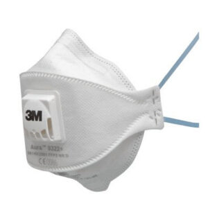 Respiraator 3M Aura 9322+ FFP2 klapiga, 10tk