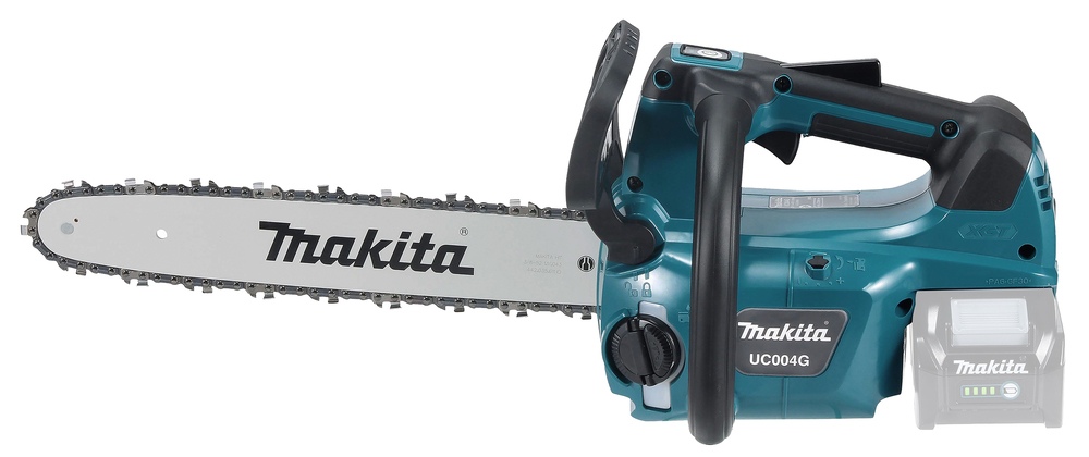 Akukettsaag, 40Vmax XGT, BL-mootor 350mm, 24.8 m/s. (ülakäepide) Ilma akude ja Laadijata – Makita
