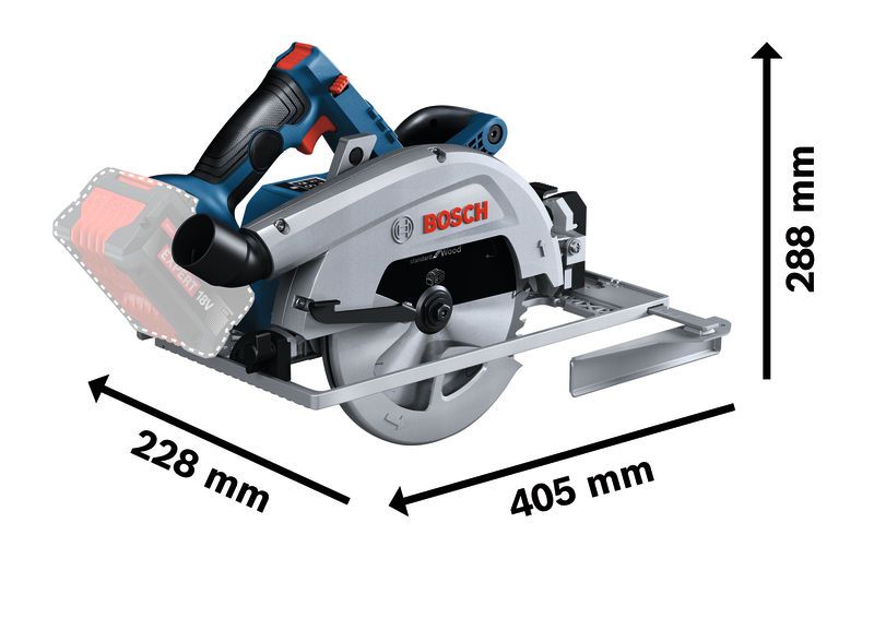 Akuketassaag Bosch Professional GKS 18V-68 G – Bosch Professional