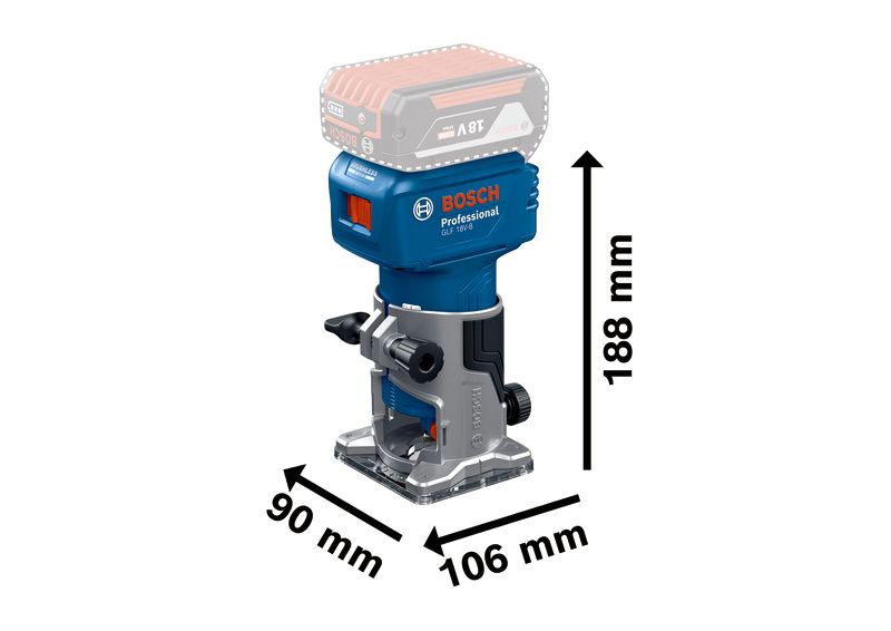 Akuservafrees Bosch Professional GLF 18 V-8 – Bosch Professional