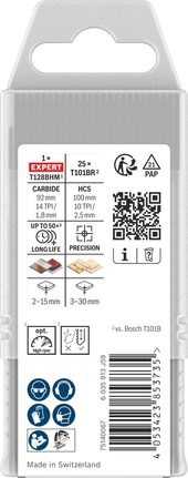 25 1 tikksaetera T101BR 1 T128BHM Bosch Professional – Bosch Professional