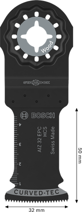Uputussaeleht puidule AIZ 32 EPC, Starlock 32 x 50 mm, 5 tk Bosch Professional – Bosch Professional
