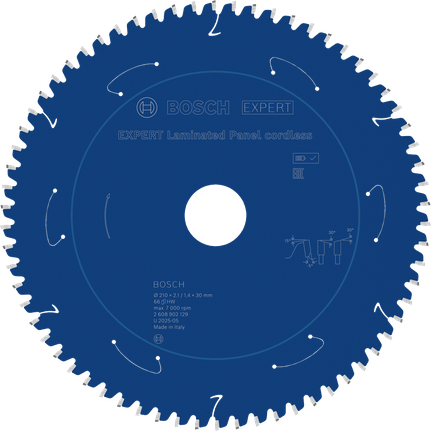 Saeketas laminaatplaadile Expert for Laminated Panel 210x30x2.1/1.4x66T Bosch Professional – Bosch Professional