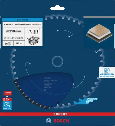 Saeketas laminaatplaadile Expert for Laminated Panel 210x30x2.1/1.4x66T Bosch Professional – Bosch Professional