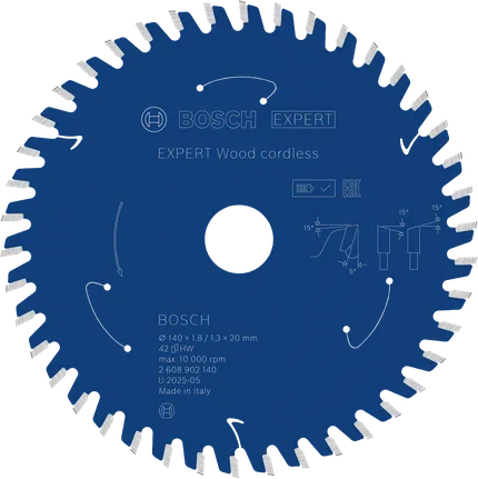 Saeketas puidule Expert for Wood 140x20x1.8/1.3x42T Bosch Professional – Bosch Professional