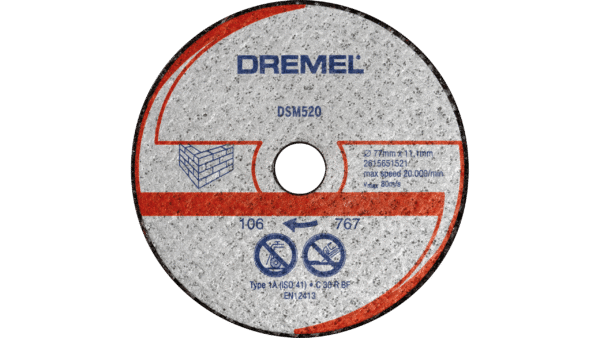 Lõikeketas müüritisele Dremel DSM20 DSM520, 2 tk – Dremel