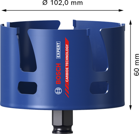 Bosch EXPERT Construction Material Power Change Plus augusaag, 102 x 60 mm – Bosch EXPERT