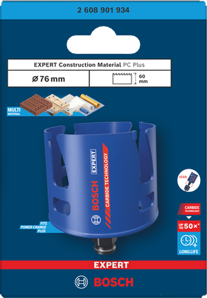Bosch EXPERT Construction Material Power Change Plus augusaag, 76 x 60 mm – Bosch EXPERT