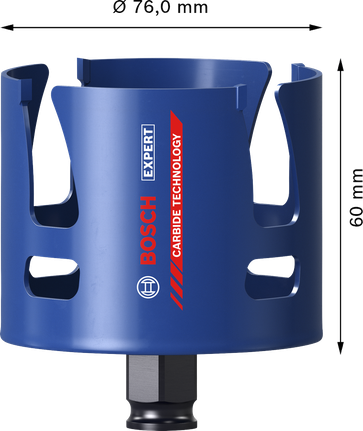 Bosch EXPERT Construction Material Power Change Plus augusaag, 76 x 60 mm – Bosch EXPERT