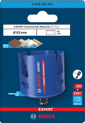 Bosch EXPERT Construction Material Power Change Plus augusaag, 83 x 60 mm – Bosch EXPERT