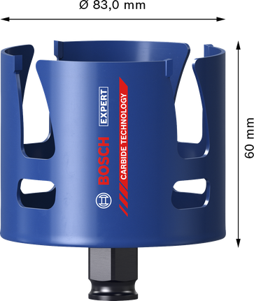 Bosch EXPERT Construction Material Power Change Plus augusaag, 83 x 60 mm – Bosch EXPERT