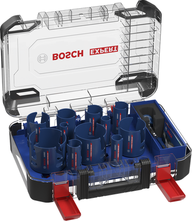 Bosch EXPERT Construction Material Power Change Plus augusae komplekt, 20; 22; 25; 32; 35; 40; 44; 51; 60; 68; 76 x 60 mm, 15 tk – Bosch EXPERT