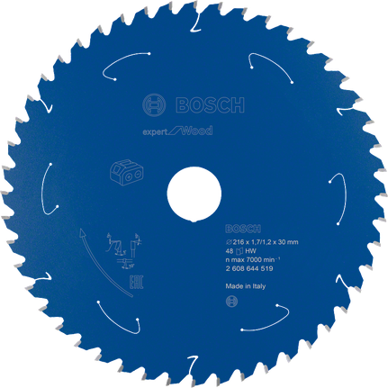 Ketassae ketas puidule akusaagidele Expert for Wood 216x1,7/1,2x30 T48 Bosch Professional – Bosch Professional