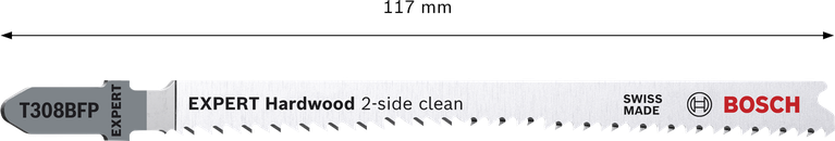 Bosch EXPERT Hardwood 2-side clean T308BFP tikksaeleht, 3 tk – Bosch EXPERT