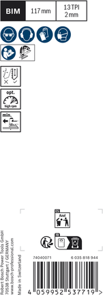 Bosch EXPERT Hardwood 2-side clean T308BFP tikksaeleht, 3 tk – Bosch EXPERT