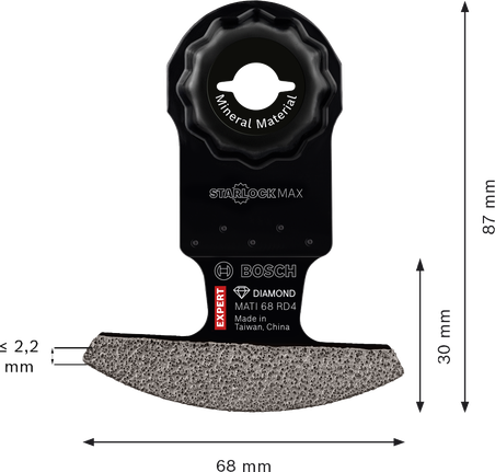 Bosch EXPERT MATI 68 RD4 nurktera, 68 x 30 mm – Bosch EXPERT