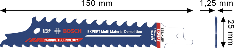 Bosch EXPERT Multi Material Demolition S681KLHM saetera, 10 tk – Bosch EXPERT