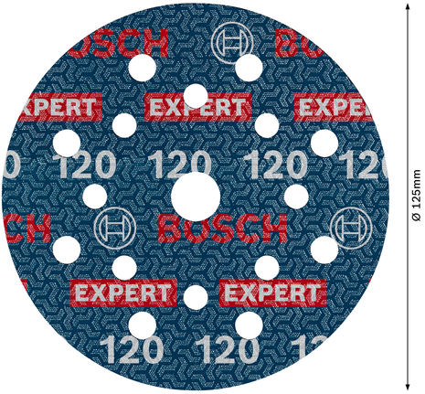 Bosch EXPERT O780 Foil lihvketas, 125 mm, G120 – Bosch EXPERT