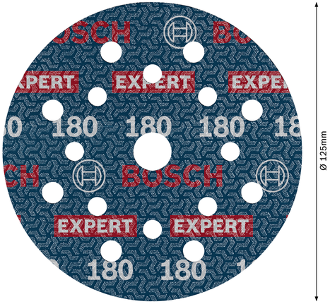 Bosch EXPERT O780 Foil lihvketas, 125 mm, G180 – Bosch EXPERT