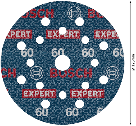 Bosch EXPERT O780 Foil lihvketas, 125 mm, G60 – Bosch EXPERT