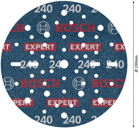 Bosch EXPERT O780 Foil lihvketas, 150 mm, G240 – Bosch EXPERT