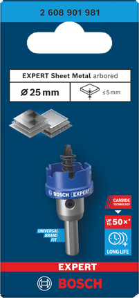 Augusaag plekile EXPERT Sheet Metal, 25 × 5 mm Bosch EXPERT – Bosch EXPERT