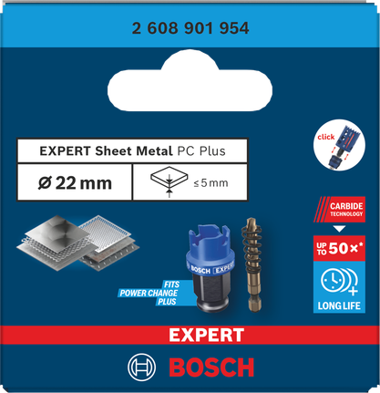 Augusaag plekile EXPERT Sheet Metal Power Change Plus, 22 x 5 mm Bosch EXPERT – Bosch EXPERT