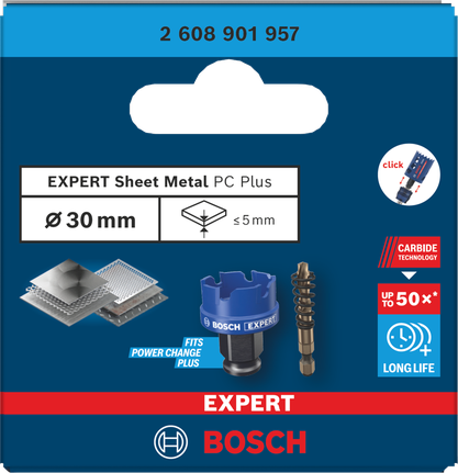 Augusaag plekile EXPERT Sheet Metal Power Change Plus, 30 x 5 mm Bosch EXPERT – Bosch EXPERT