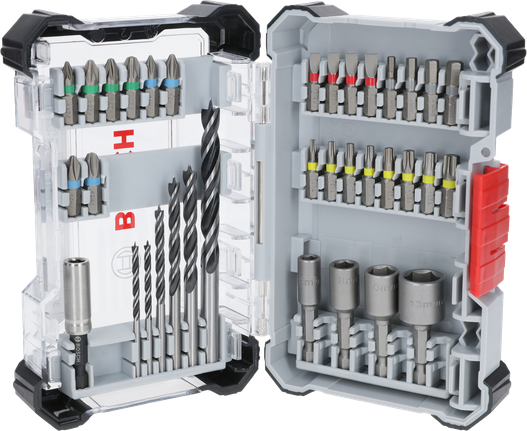 Kruviotsakute ja puidupuuride komplekt Extra Hard / PRO Wood, 35 tk Bosch Professional – Bosch Professional