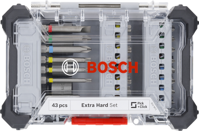 Extra Hard kruviotsakute komplekt, 43 tk Bosch Professional – Bosch Professional