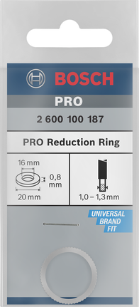 Kahandusrõngas PRO puidusae kettale, 20 × 0,8 × 16 mm Bosch Professional – Bosch Professional