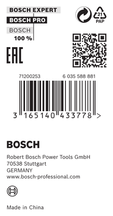 Kahandusrõngas PRO puidusae kettale, 30 × 1,2 × 25,4 mm Bosch Professional – Bosch Professional