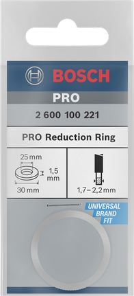 Kahandusrõngas PRO puidusae kettale, 30 × 1,5 × 25 mm Bosch Professional – Bosch Professional