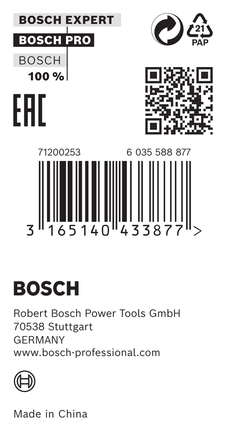 Kahandusrõngas PRO puidusae kettale, 30 × 1,5 × 25 mm Bosch Professional – Bosch Professional