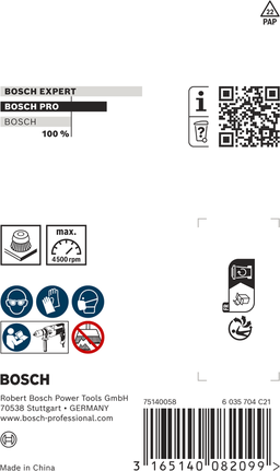 Kausshari PRO Metal heavy, sirge varrega, 65 × 0,5 mm Bosch Professional – Bosch Professional