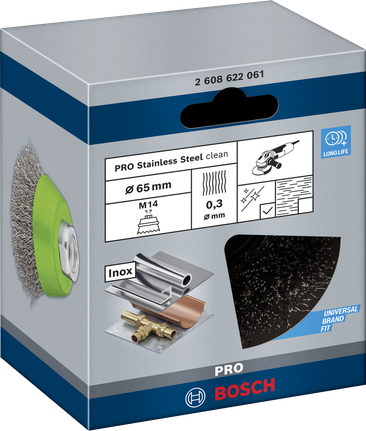 Kausshari PRO Stainless Steel clean, 65 × 0,3 mm, keermega Bosch Professional – Bosch Professional