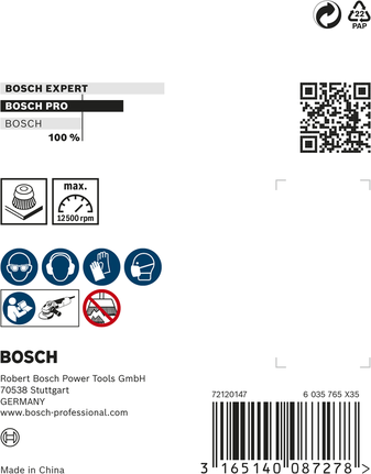 Kausshari PRO Stainless Steel clean, 65 × 0,3 mm, keermega Bosch Professional – Bosch Professional